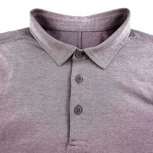 Lululemon  Polo Shirt Men's Size Small Lavender Purple Short Sleeve Athletic